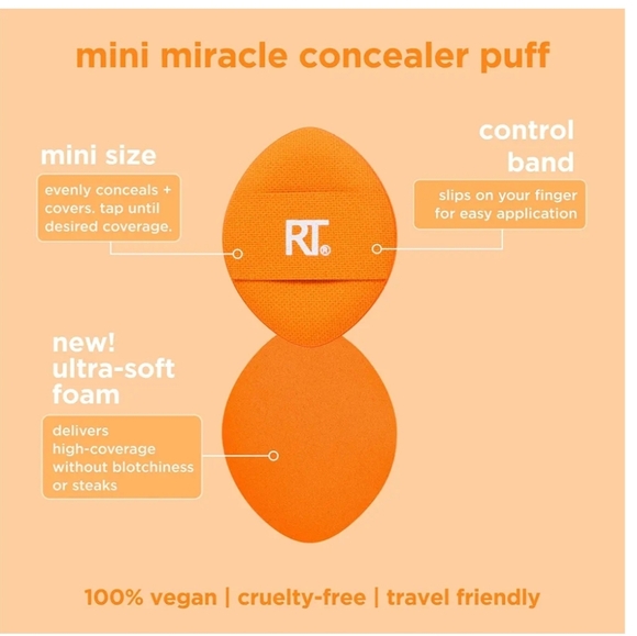 Real techniques Concealer Puffs - NEW - Picture 6 of 11